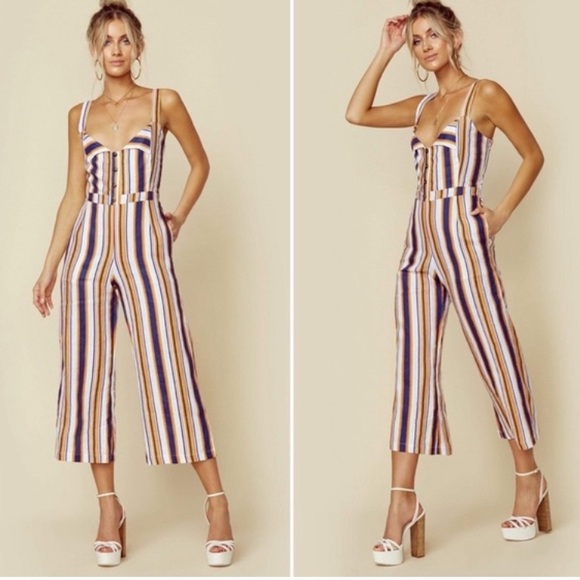 Faithfull the Brand Pants - Faithfull The Brand Scout Mirielle Stripe Jumpsuit NWT